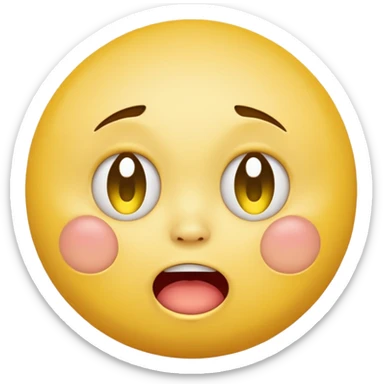 Create emoticons for me with a face in different emotions, these are supposed to be those yellow round faces that are on the keyboard. Follow the picture  sticker