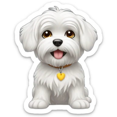 A Maltese pinching sticker