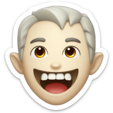 toothless vampire face sticker