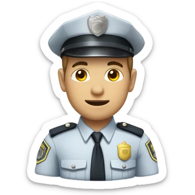 Policeman sticker