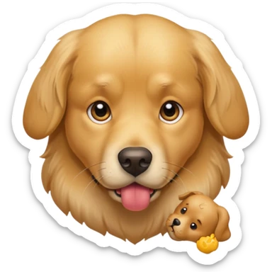 Boredom / Restlessness dog picture sticker