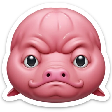 korean leader as a blobfish sticker