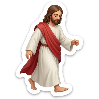 Jesus marcha Penitencial sticker