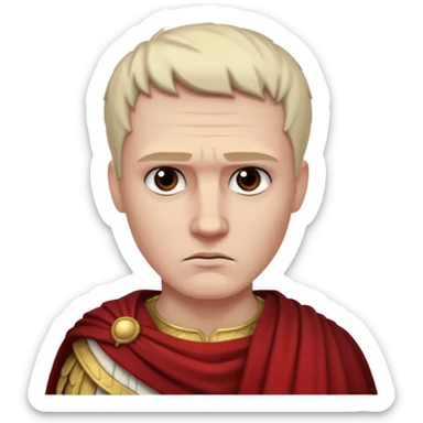 julius caesar young evil sticker