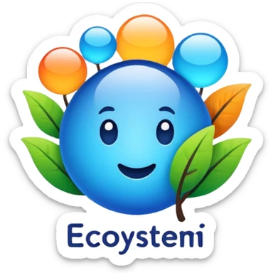 create a logo for an Ecosystem Day for an venture capital firm, fun and professional sticker