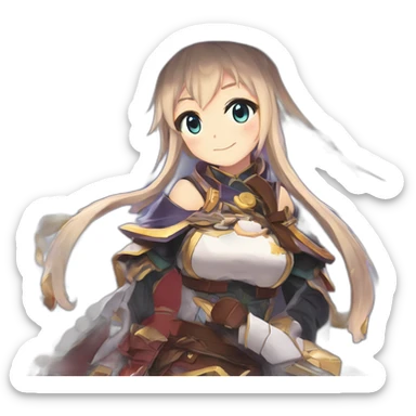 hu tao genshin impact and megumi konosuba sticker