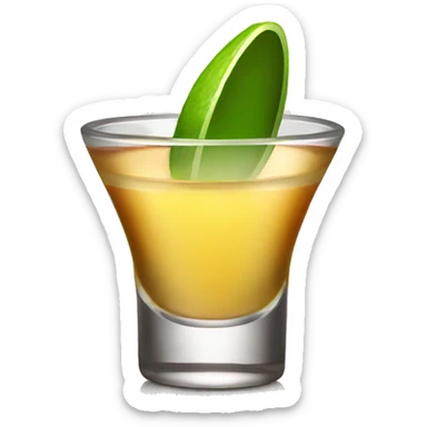 Tequila shot sticker