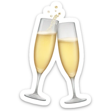 champagne sticker