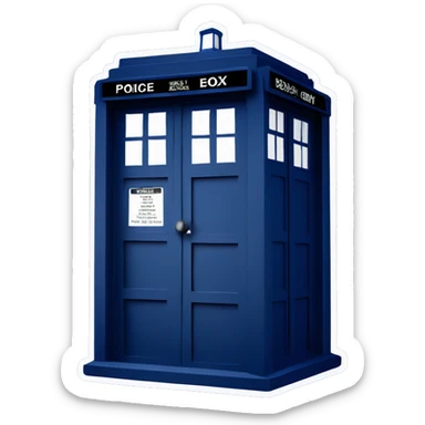 TARDIS sticker