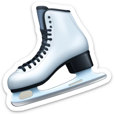 Ice skates blades no skates sticker