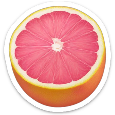 Pink lemon sticker