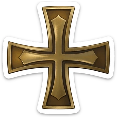 the knights templar cross sec xi sticker