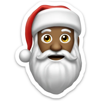 Santa claus Techno music sticker