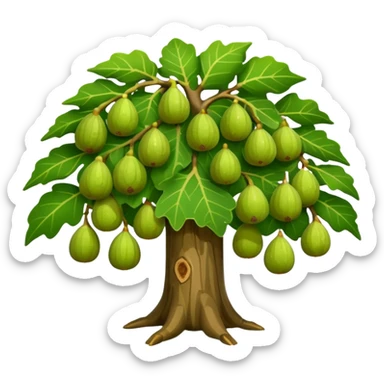 fig tree  sticker