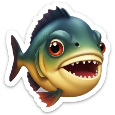 tender piranha sticker
