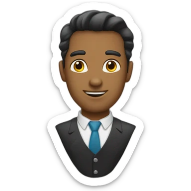 Deux doigts coller sticker