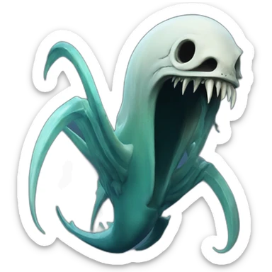 reaper leviathan Subnautica sticker