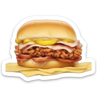 sloppy Sandwich meat sticker