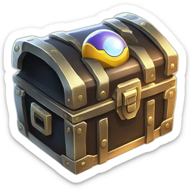 Pokemon Game LootCase Color Obsidian Rich Treasure Legendary Epic Pokeballs and Pokemons Inside this have Shiny Glow sticker