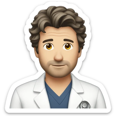 derek shepherd sticker
