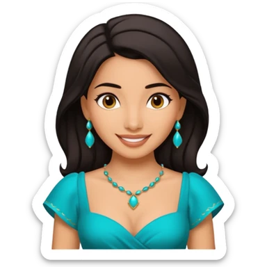 Emoji de la princesa Jasmin  sticker