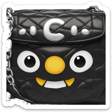 Coach Quilted Leather Tabby Chain Shoulder Bag 20 In Black with Light Silver Hardware sticker