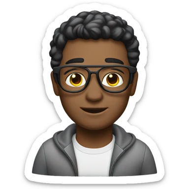 IT specialist in airpods 3  sticker