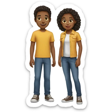 Sister & brothers  sticker