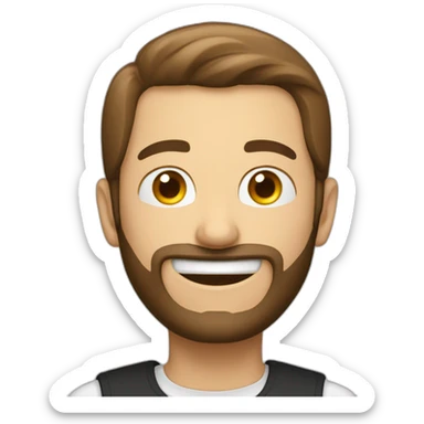 Homme en qamis qui est mort de rire sticker