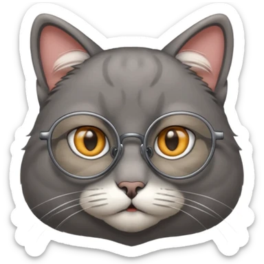 кот ученый sticker