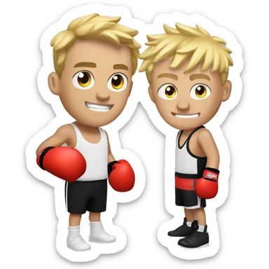 KSI boxing Jake Paul sticker