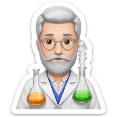 man potion alchemist sticker