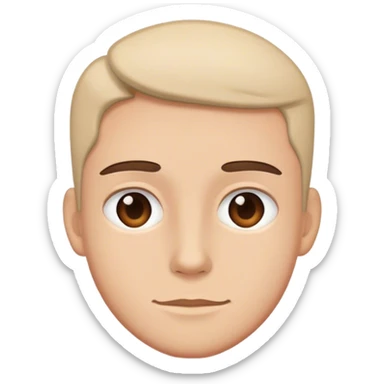 make an emoji that looks like a cartoon representation of me sticker