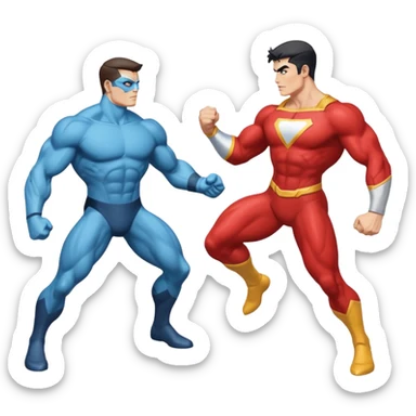 Omni man vs invincible sticker