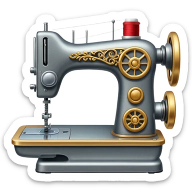 sewing machine sticker