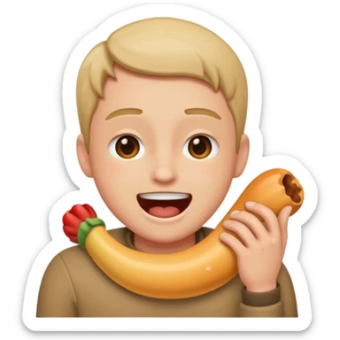 Happily Choking myself  sticker