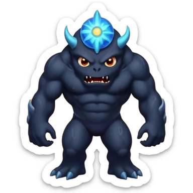 A monster that could destroy 1000 universe in 1 second sticker