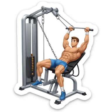 man how to do cable-machine-leg-abduction sticker