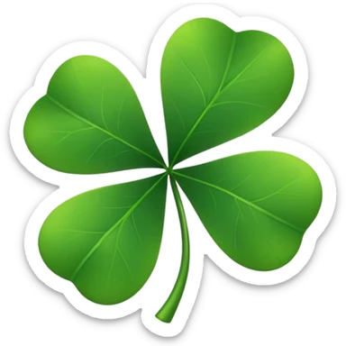 Shamrock sticker