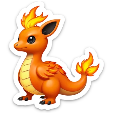 Pokemon drakaufeu sticker