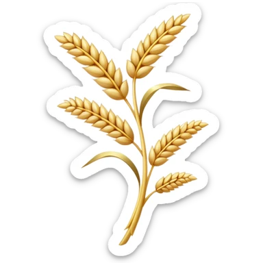 big barley spike sticker