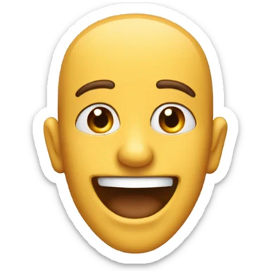 Sourire caché dans le sang sticker