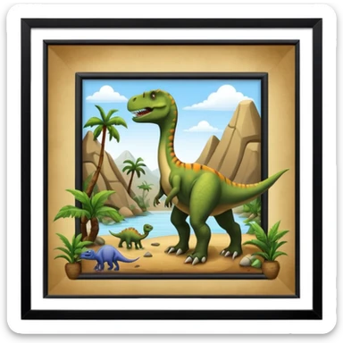 dinosaur museum sticker