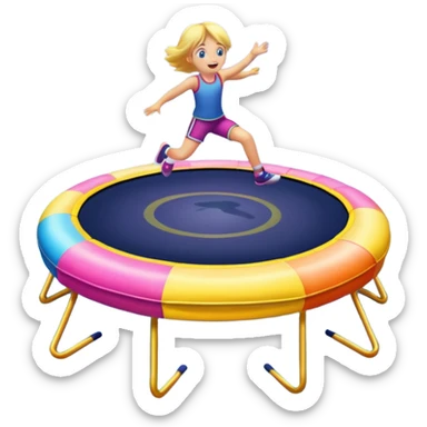 My mind is akin to precious crystals scattered on a trampoline being jumped on by kids sticker