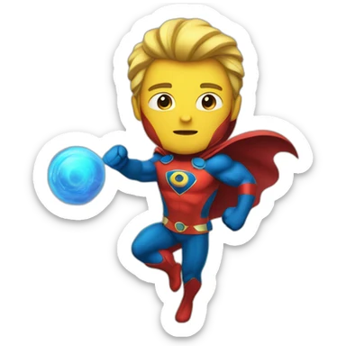 Mighty-super-hero sticker