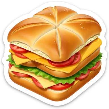 croissand sandwich sticker