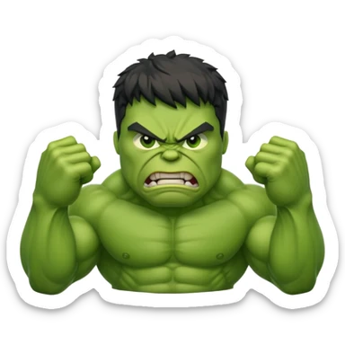 Make Hulk Saying Noob sticker