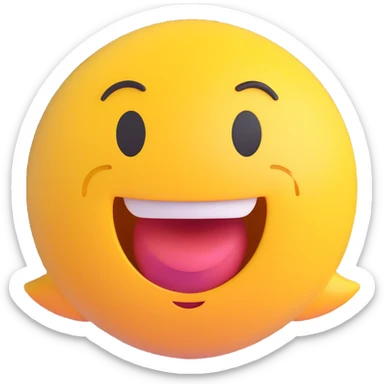 A round yellow emoji face, wide open mouth in shock, eyes wide with vibration lines around them, face shaking left and right sticker