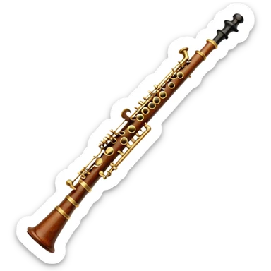 Oboe instrument sticker