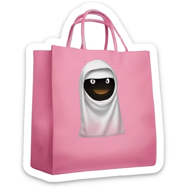 pink telfar shopper bag sticker